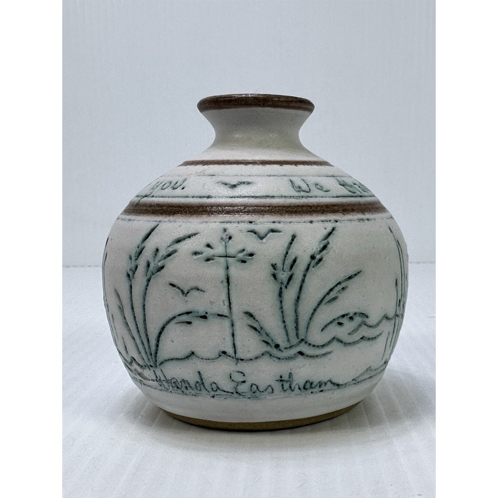 We Thank God‎ Every Time We Think Of You Handmade Wanda Eastham Pottery